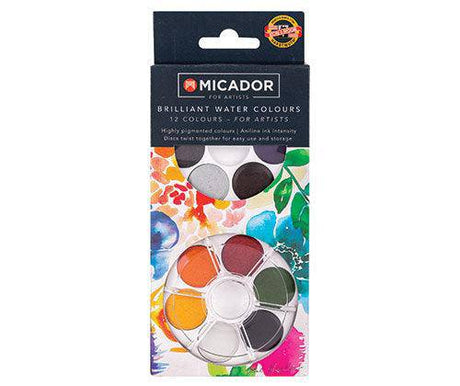 Koh-I-Noor Brilliant Watercolour Paint Discs