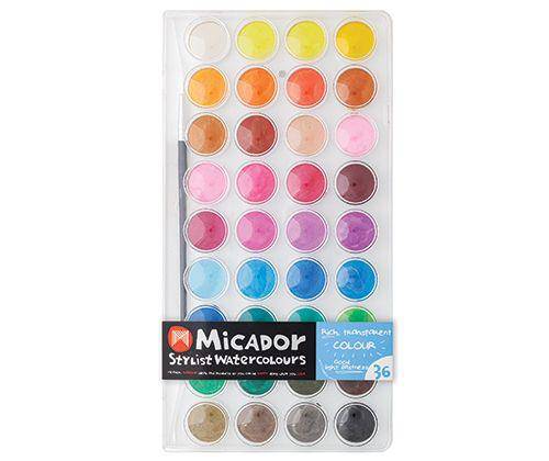 Micador Stylist Watercolours Paints