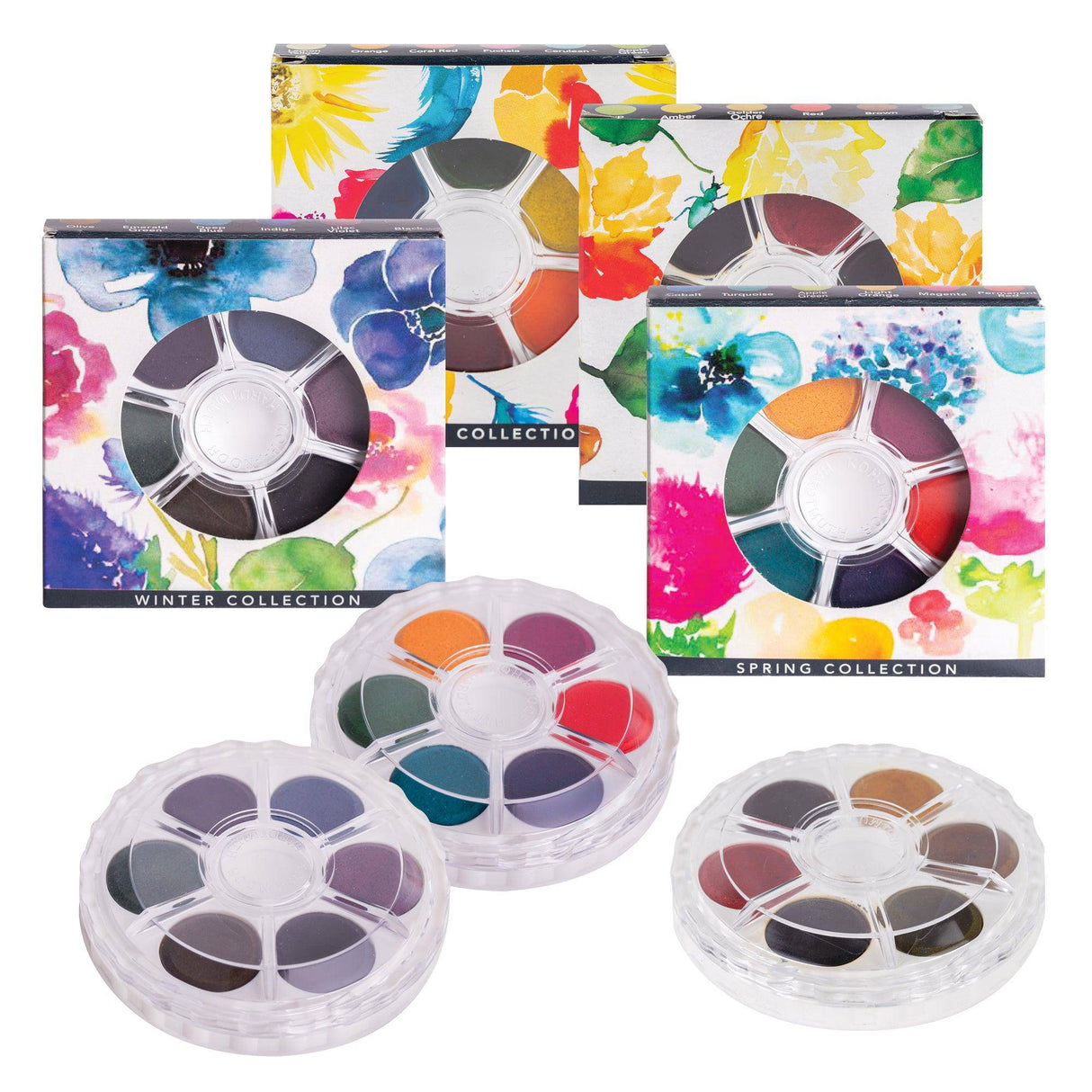 Koh-I-Noor Disc Watercolour Paint Seasons Collections