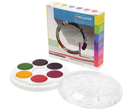 Micador Watercolour Paint Discs Designer Series