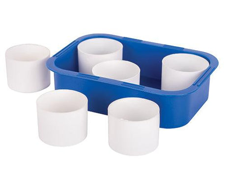 Paint Pots with Tray Pack of 6