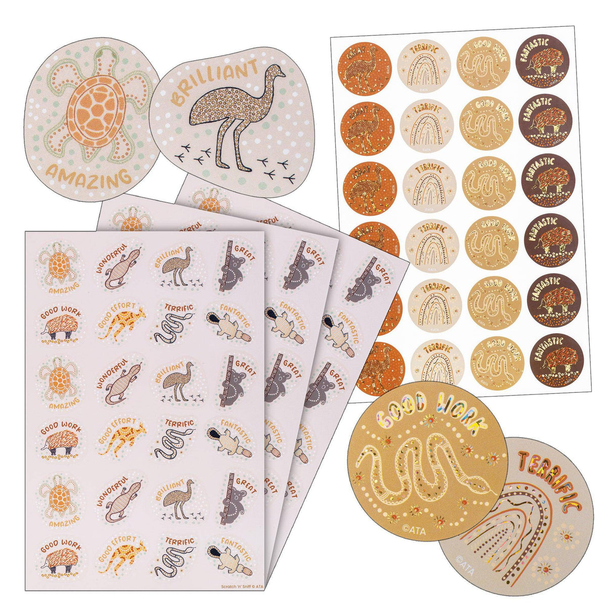 Country Connections Merit Stickers Pack of 72