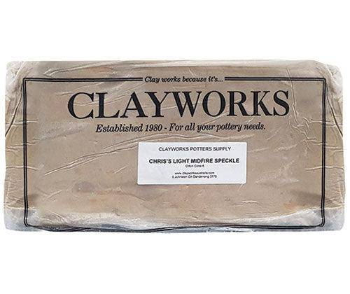 Clayworks Chris' Midfire Light Speckle 10kg