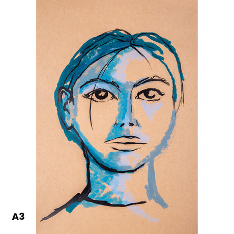 Brown Kraft Card 225gsm A3 - Zart