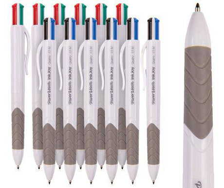 Paper Mate Quatro Retractable Ballpen 4 Colours