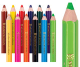 EC Jumbo Stubby Washable Colour Pencils - Zart