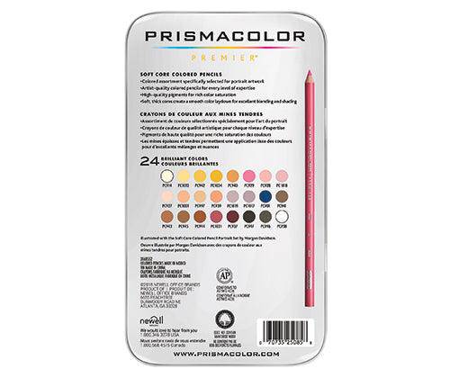 24 Prismacolor Pencils; discount Premier Portrait Colored Pencil Set; Drawing, Blending, Shading & Rendering, Prismacolor Arts Crafts