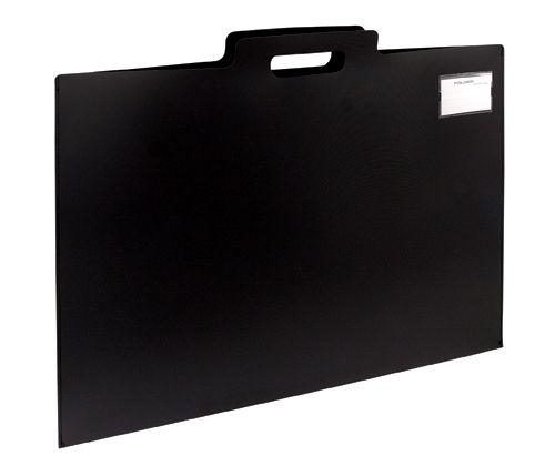 Vinyl Black Folio Bag A2