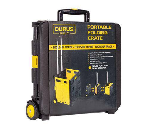 Portable Folding Crate Trolley 37 x 37 x 42cm