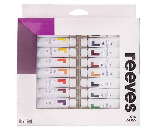 Reeves Oil Paint 10ml Colours Pack of 18