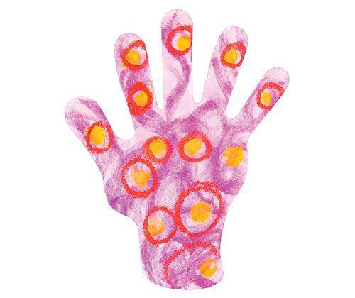 Color Diffusing Paper Hands Pack of 100 - Zart