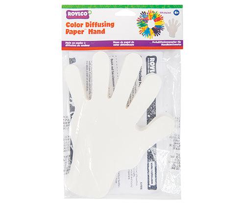 Color Diffusing Paper Hands Pack of 100 - Zart