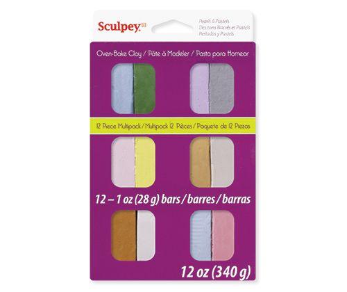 Sculpey III Polymer Clay Samplers Pack of 12