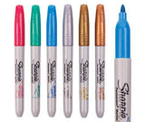 Sharpie Fine Point Permanent Markers Metallic Pack of 6