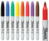 Sharpie Fine Point Permanent Markers Pack of 8 - Zart