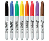 Sharpie Fine Point Permanent Markers Pack of 8 - Zart