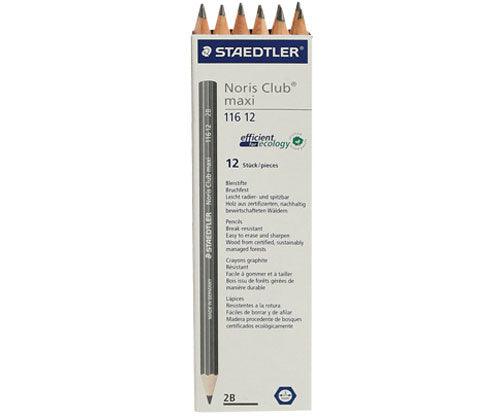 Noris Maxi Blacklead Pencils Pack of 12