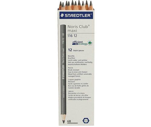 Noris Maxi Blacklead Pencils Pack of 12