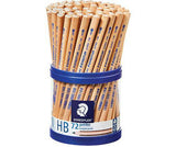 Staedtler Natural Jumbo Triangular Pencils Pack of 72