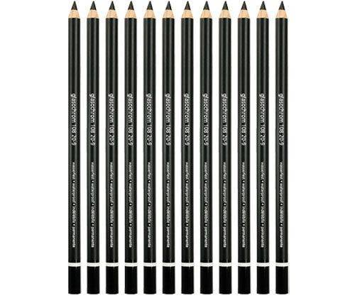 Glasochrom Pencils Black Pack of 12