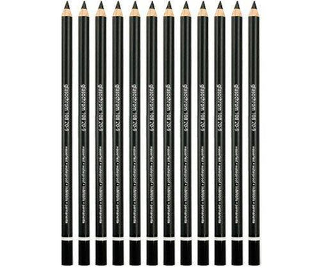 Glasochrom Pencils Black Pack of 12