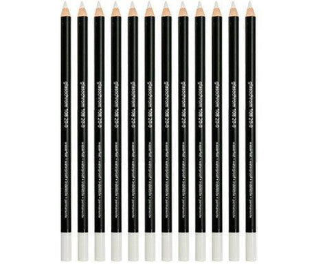 Glasochrom Pencils White Pack of 12