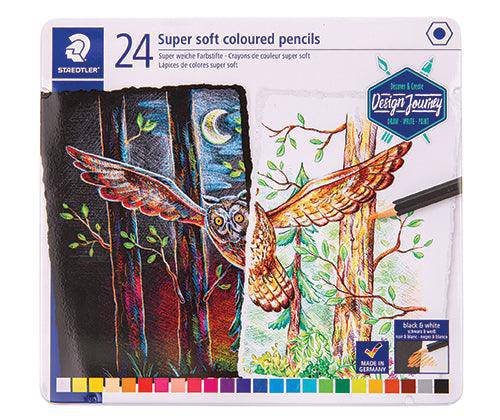 Staedtler Soft Pencils Assorted Pack of 24