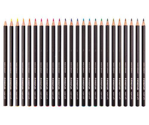 Staedtler Soft Pencils Assorted Pack of 24