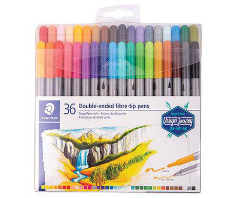 Staedtler Double-Ended Fibre Tip Coloured Pens