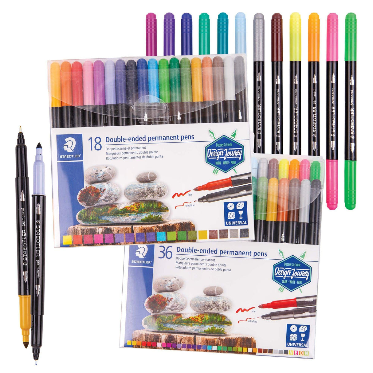 Staedtler Double-Ended Permanent Pens