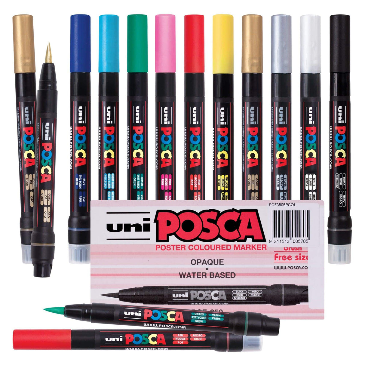 POSCA Marker Brush Tip Sets