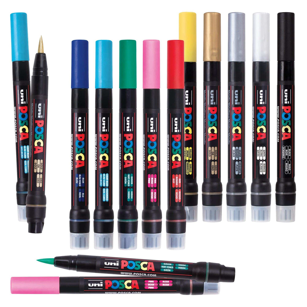 POSCA Brush Tip Markers PCF-350