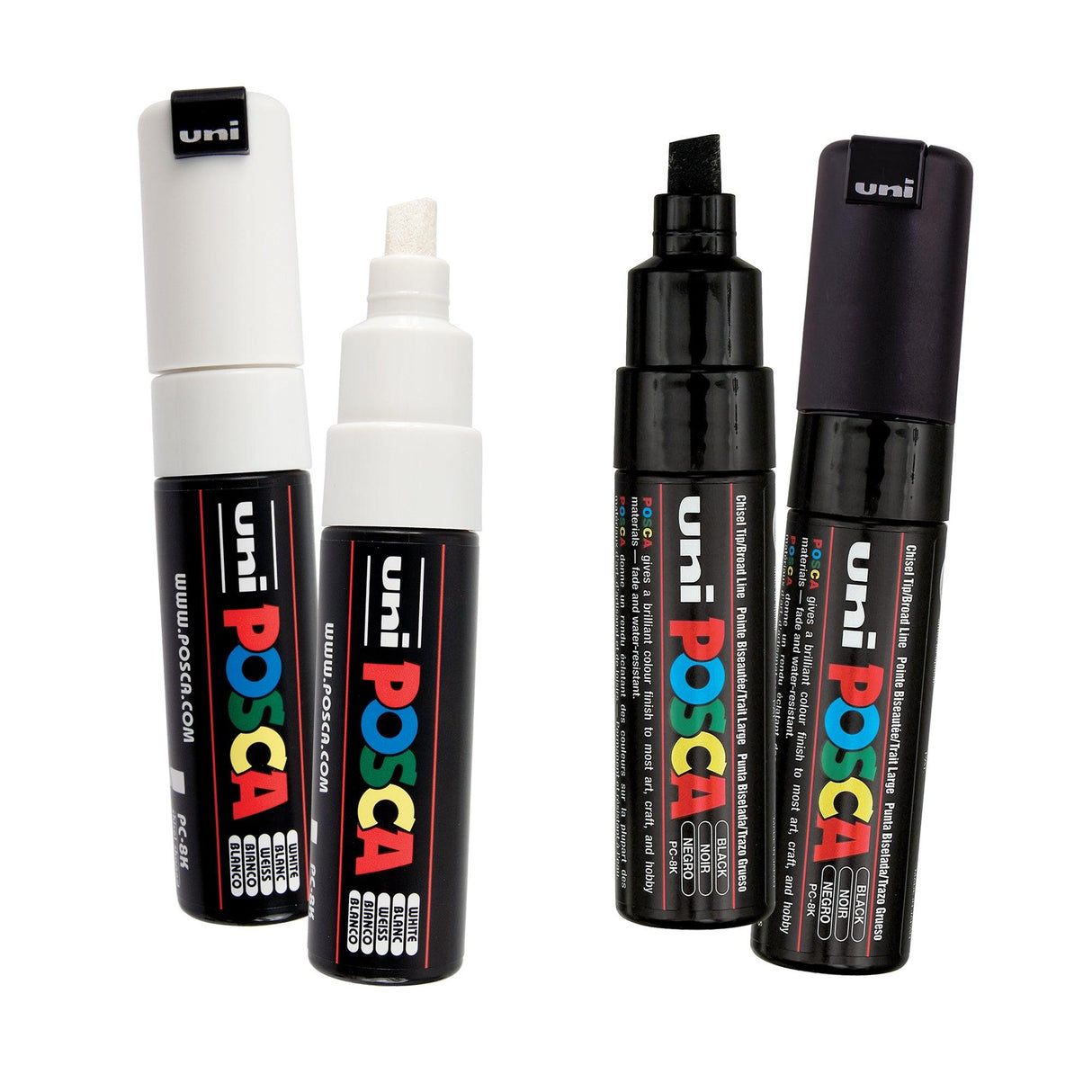 POSCA Chisel Markers PC-8K