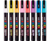 POSCA Marker Fine Pastel Colours Pack of 8