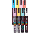 POSCA Marker PC-5M Bullet Soft Colours/Pastel Pack of 8