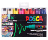 POSCA Marker PC-8K Chisel Coloured Pack of 16