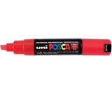 POSCA Marker PC-8K Chisel Coloured Pack of 8 - Zart