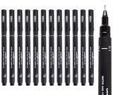 Uni Pin Fine Line Pen Pack of 12