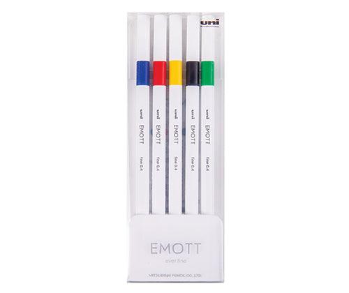 Uni Emott Fineliner Coloured Pen Sets