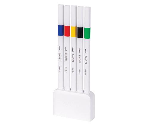 Uni Emott Fineliner Coloured Pen Sets