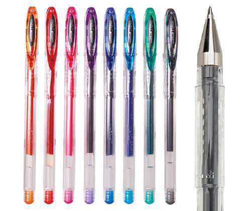 Signo Gel Ink Pen 0.7mm Assorted Pack of 8