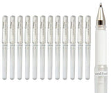 Uni-Ball Signo Broad Pen White Pack of 12