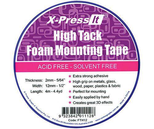 Foam Mounting Tape 12mm x 4m