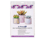 Self Adhesive Stencil sheets A4 Pack of 4