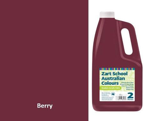 Zart School Australian Colours Paint 2L Bottles