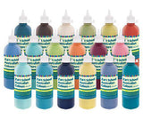 Zart School Australian Colours Acrylic Paint 500mL Pack of 18 Assorted