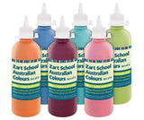 Zart School Australian Colours Acrylic Paint 500mL Pack of 18 Assorted