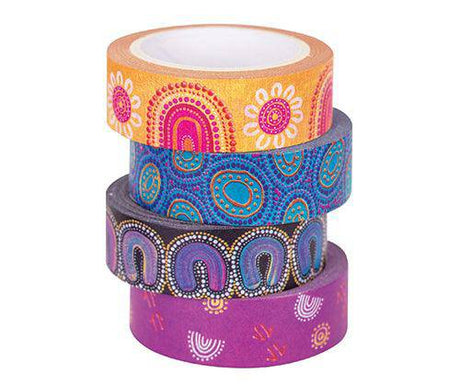 Washi Tape Contemporary Australian Indigenous Pack of 8