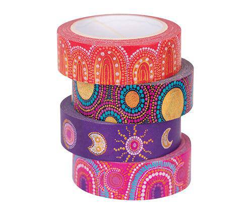 Washi Tape Contemporary Australian Indigenous Pack of 8