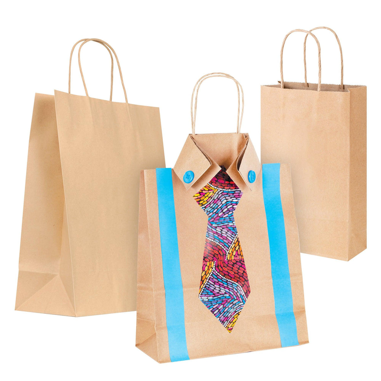 Paper Bag with Handle Pack of 10